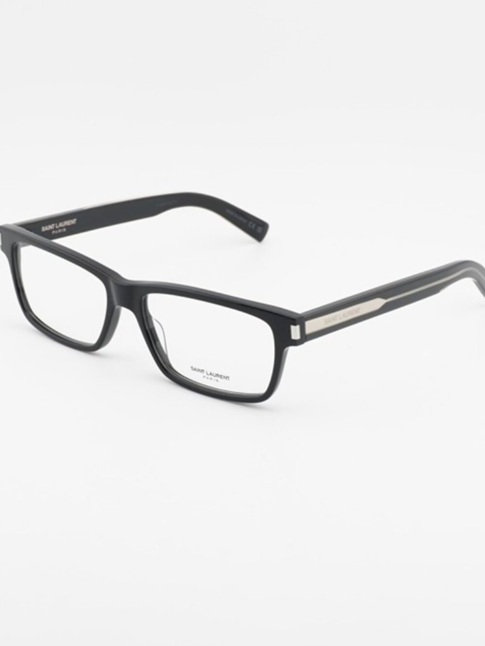 Saint Laurent SL622 007 Eyeglasses Black 58mm Rectangle Frame